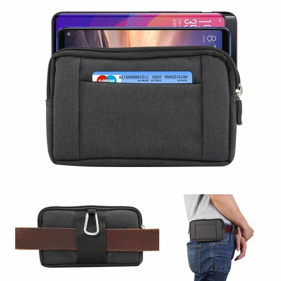 for Cubot X20 Pro (2019) Multipurpose Horizontal Belt Case Jeans - Image 3 of 4