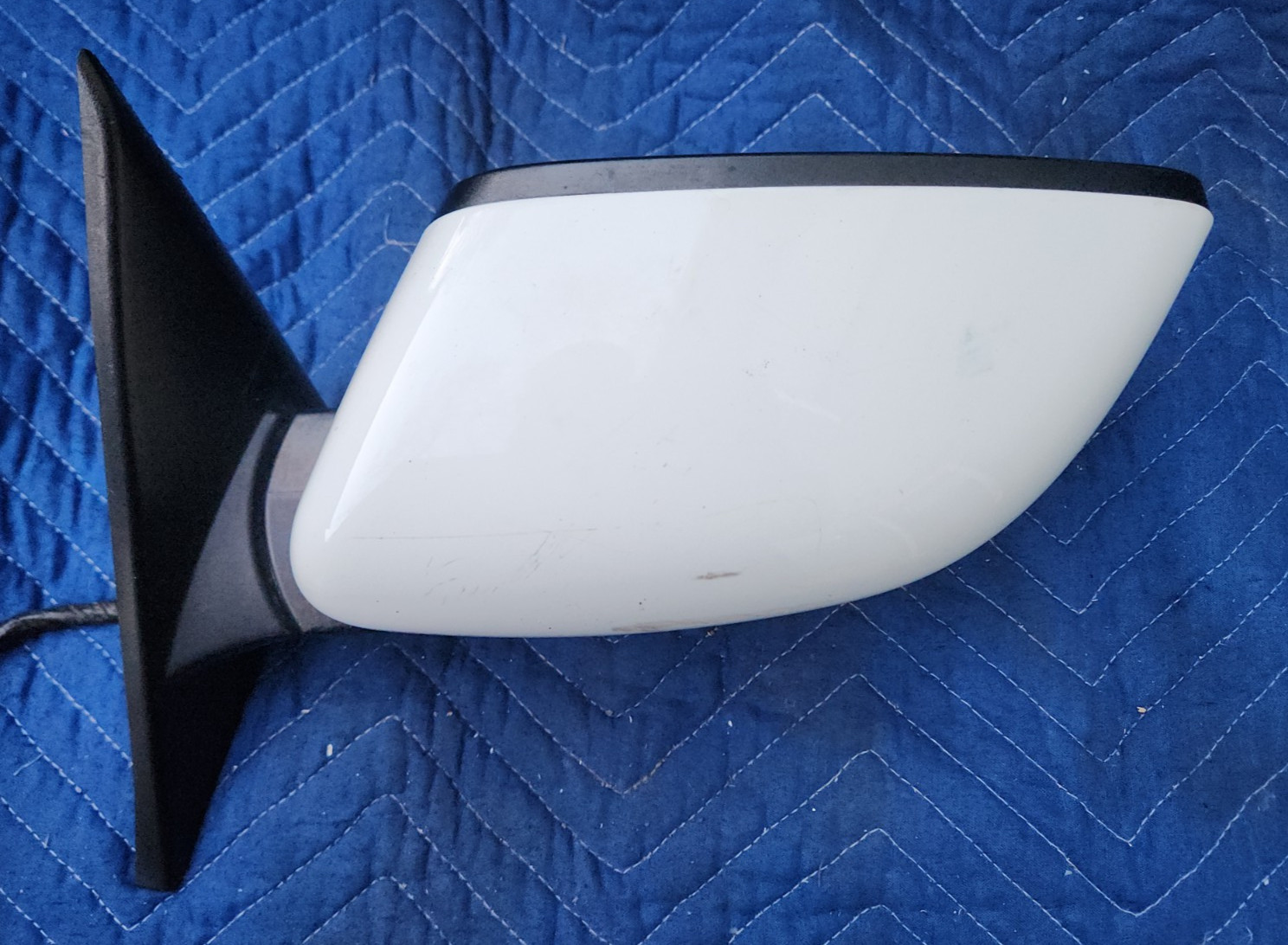 2014-2017 MASERATI QUATTROPORTE LEFT SIDE DOOR MIRROR WHITE OEM