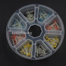200 Pcs Dental Fiber Post Drills Glass Quartz Teeth Restorative 1.2 1.4 1.6 1.8