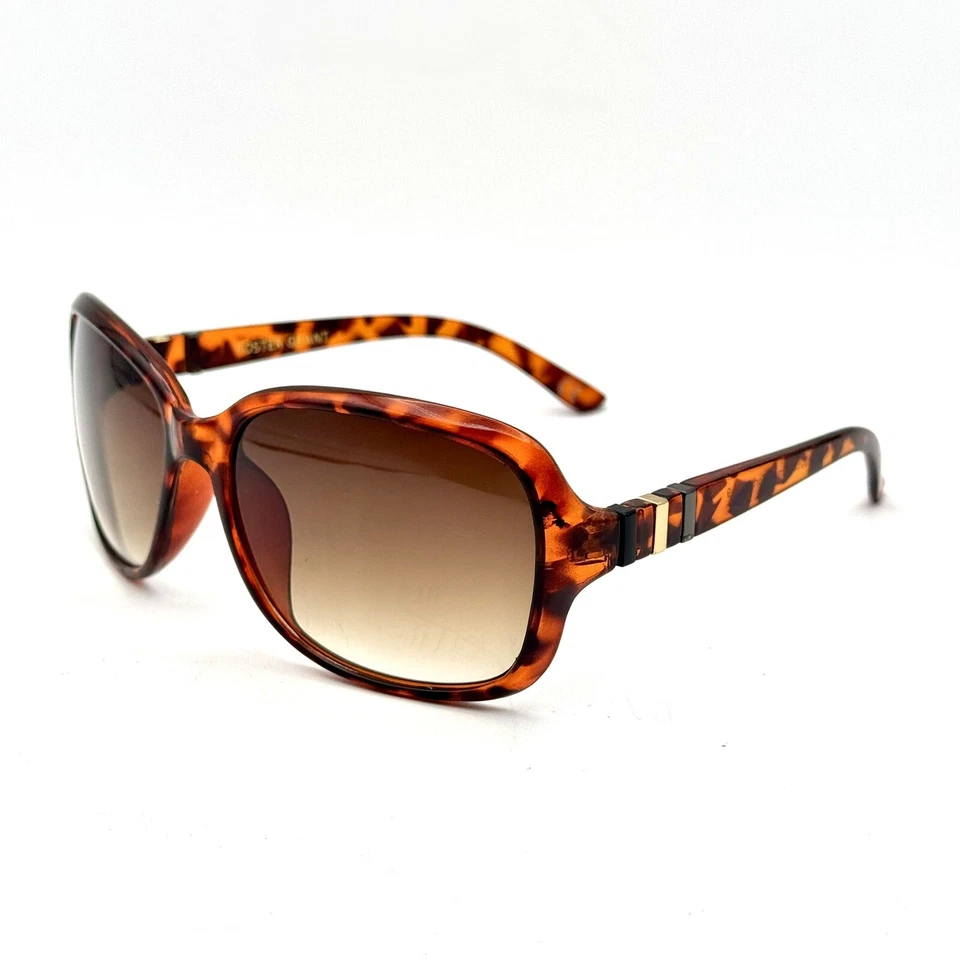 Gafas de sol Foster Grant de diseñador de moda envoltura de mariposa bronceado tortuga degradado    Foto 3 de 4