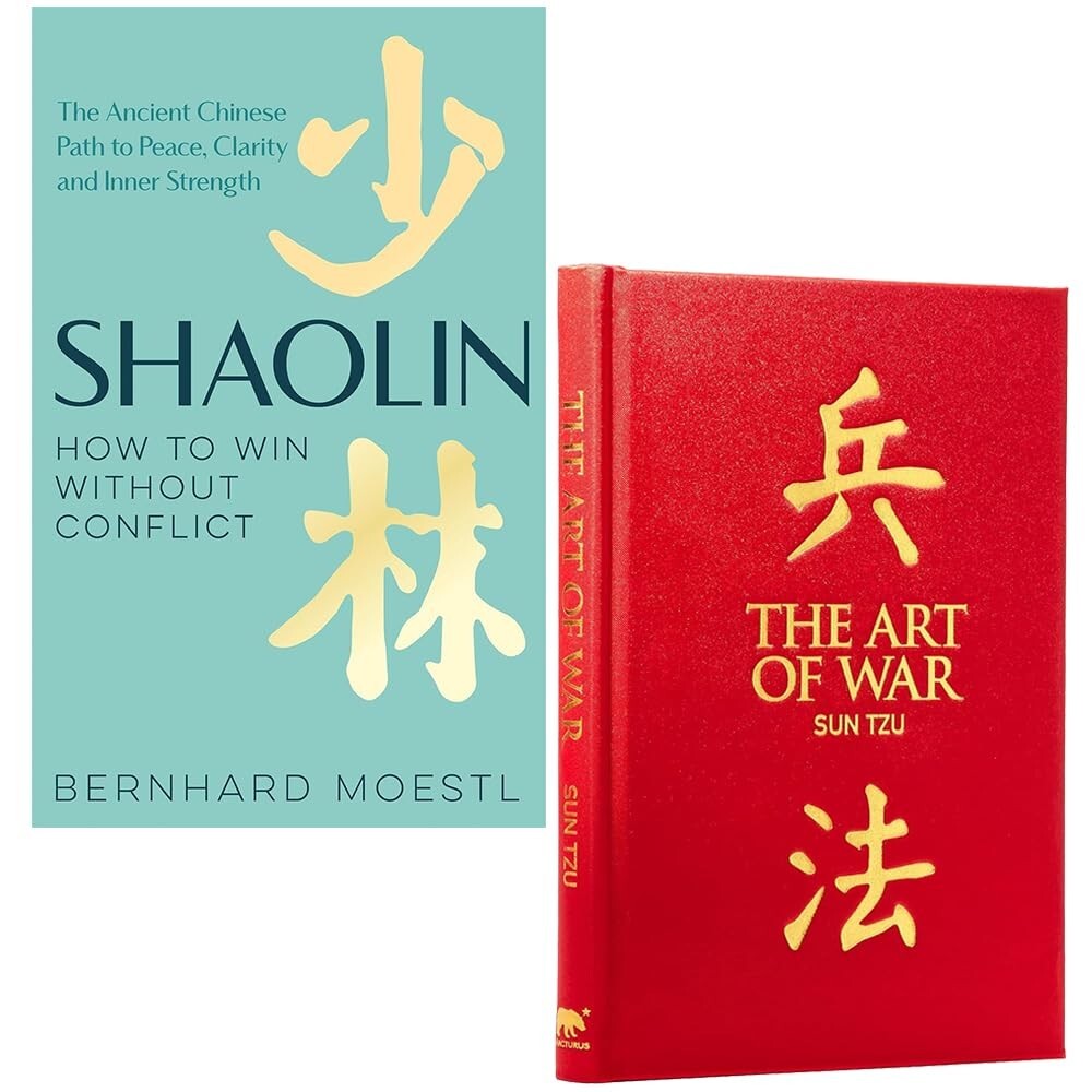 Shaolin: How to Win Without Conflict, The Art of War 2 Books Collection Set