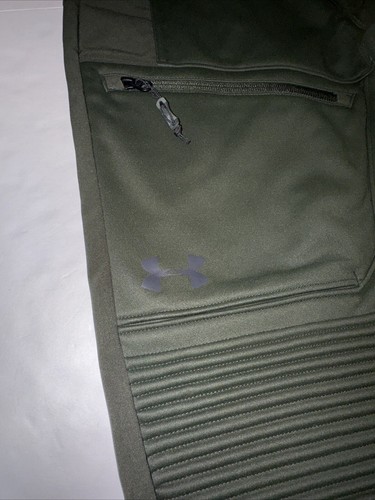 Men's Under Armour Storm Ridge Reaper, Cold Gear Pants, Loose, Green, sz: 32 - Picture 8 of 14