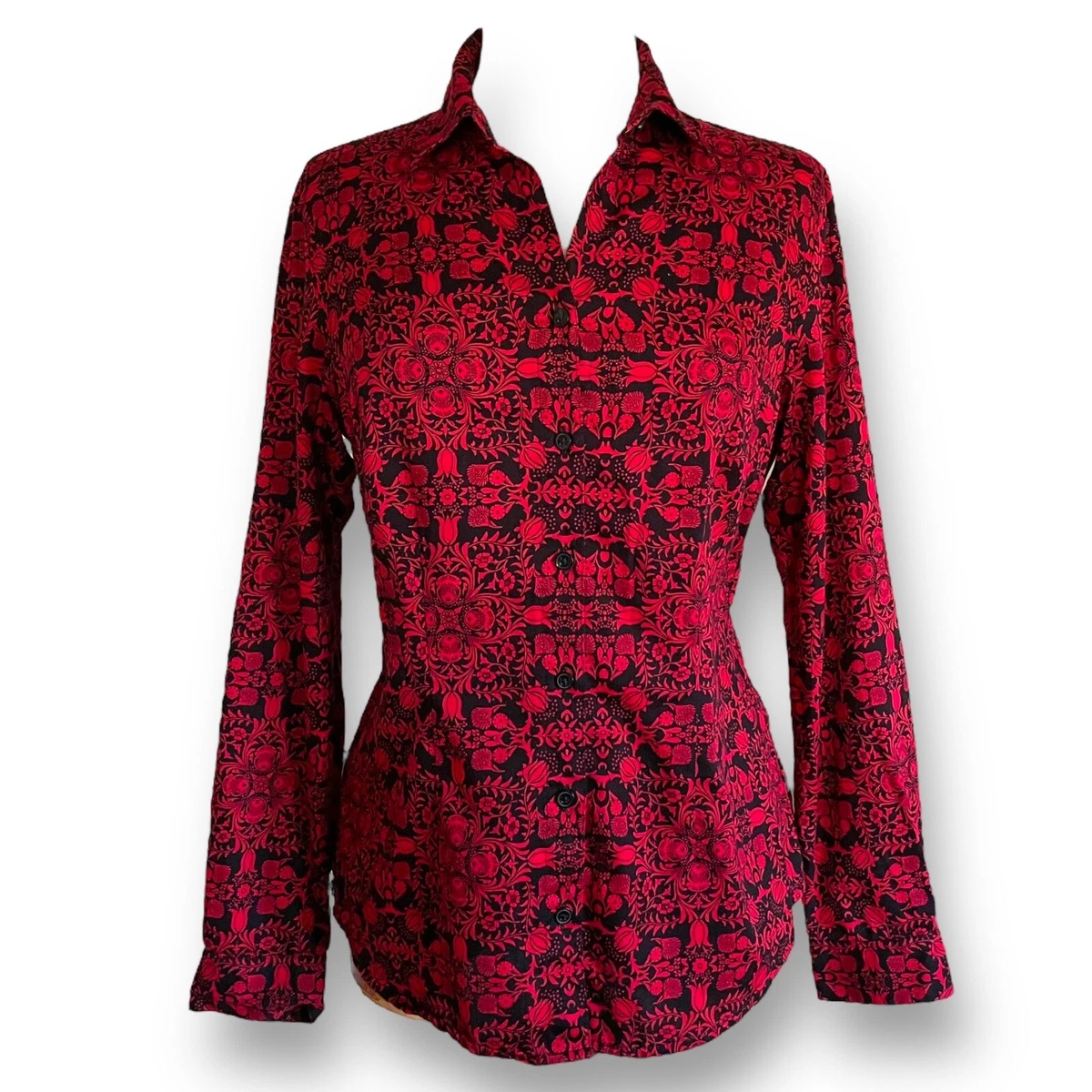 black no iron blouse