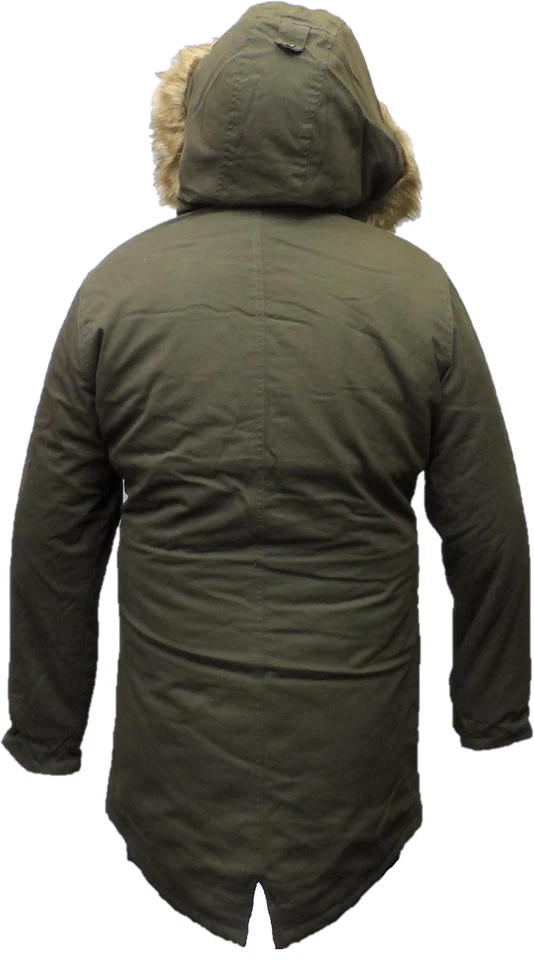 Lambretta Mens Retro Fishtail Parka - Image 4 of 4