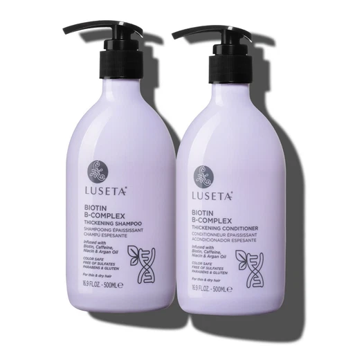 Luseta Biotin B-Complex Thickening Shampoo & Conditioner 16oz Duo Hair Growth
