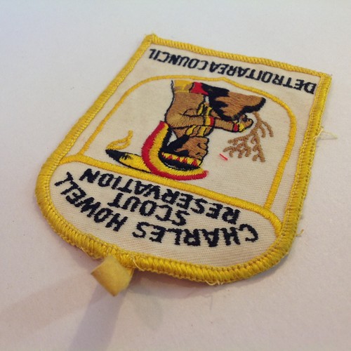 Vtg BSA Boys Scouts of America Patch Chas Howell Scout Reservation Detroit Area - Picture 3 of 5