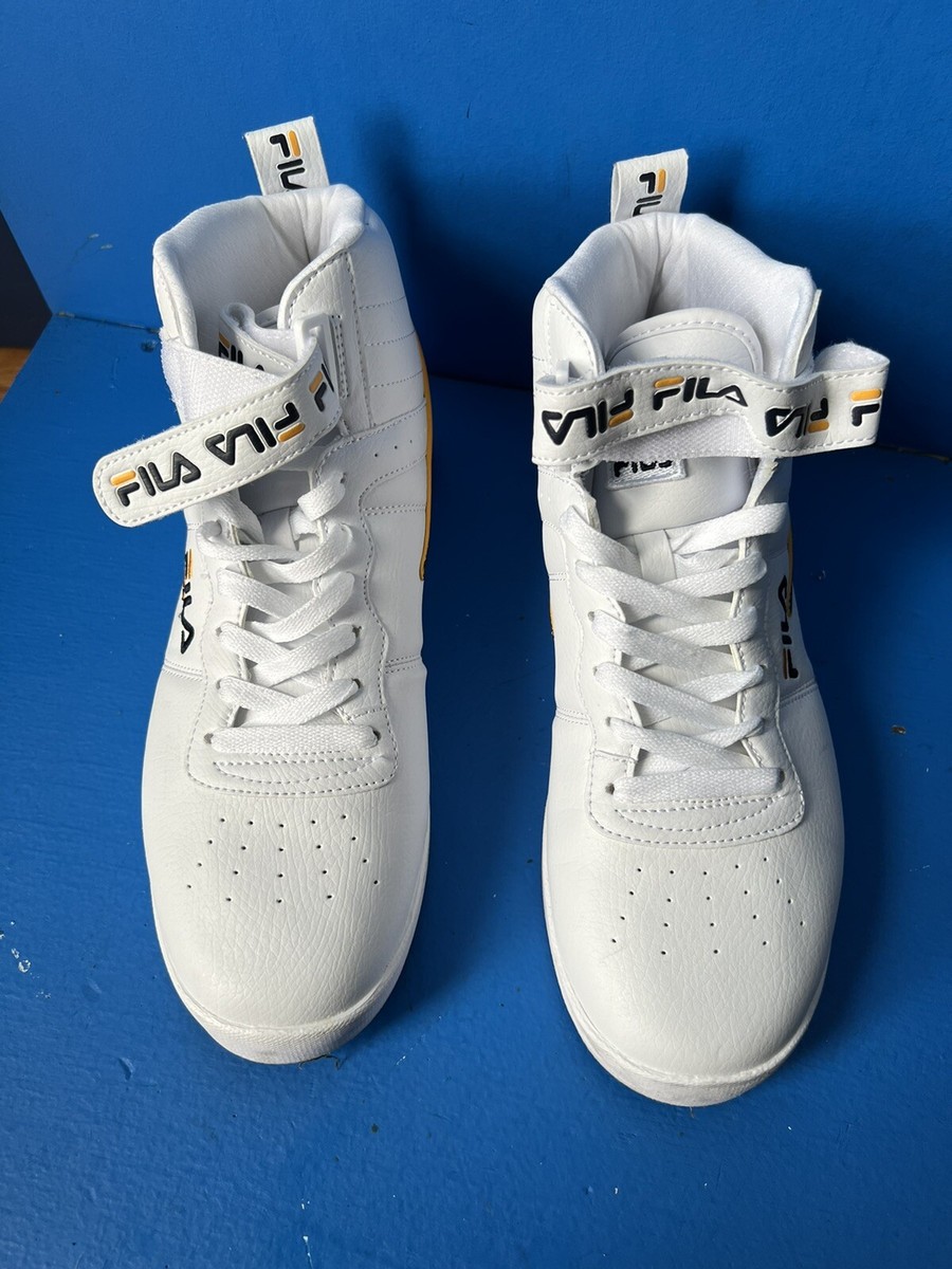 Fila Men\'s F-13v - White/Yelow/Fila Back - Fashion Sneakers - Sz: 10 Fila Men main image 2
