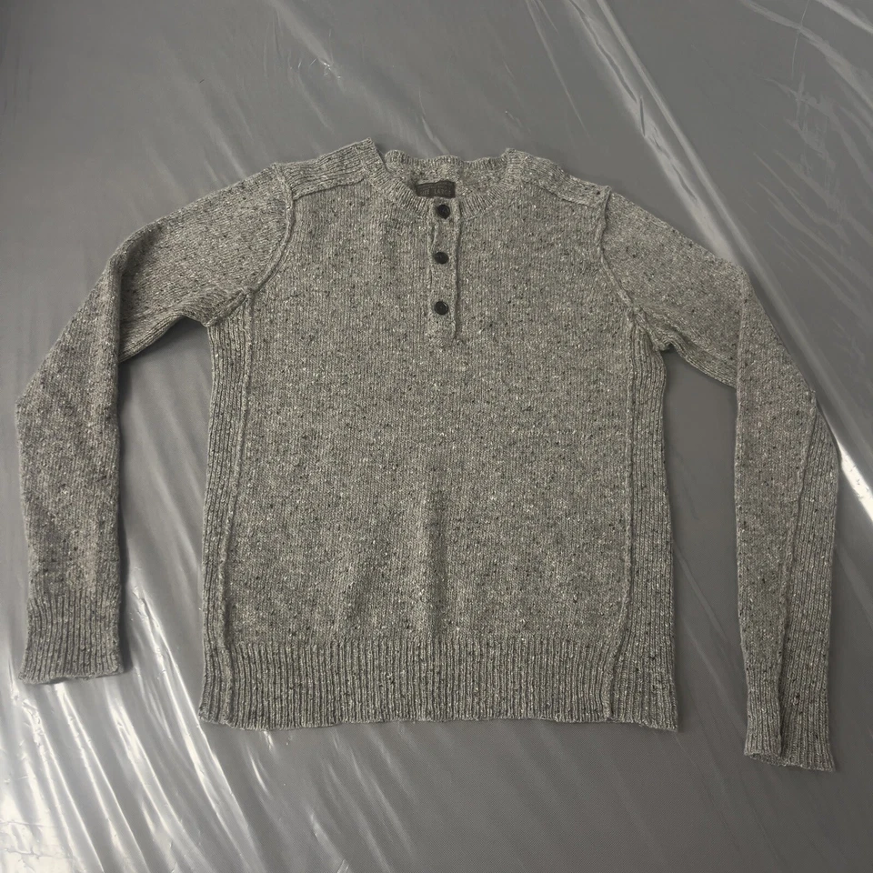 AllSaints Sweater Button Front mohair angora Wool Knit Women L Long Sleeve - Image 2 of 4