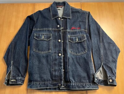 PLATINUM FUBU / FAT/Gジャン/XL/デニム/BLK Platinum Fubu Fat Albert Denim Jean Jacket Embroidered Size XL | eBay