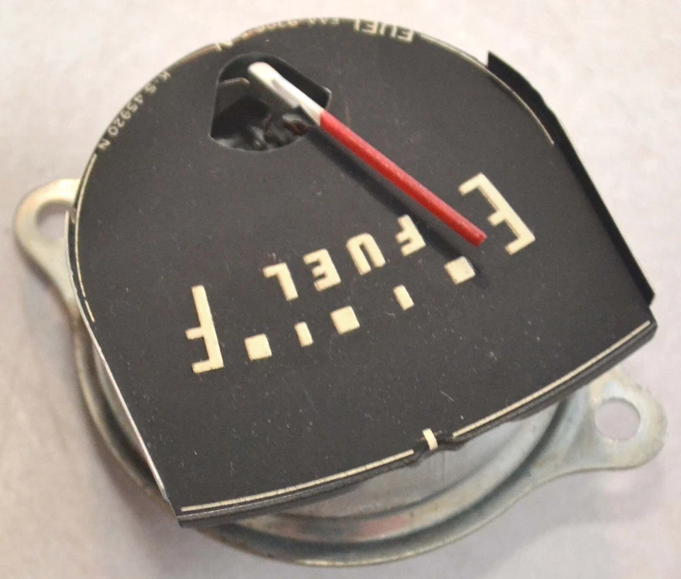 Medidor de tablero de combustible Ford 1952-1953 nivel de gasolina, Crestline Sunliner Victoria Wagon Club Foto 2 de 4