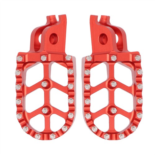 Motorcycle Wide Footpegs Footrest Pedals For Honda CR125 CR250 KX450F CRF450L - Picture 10 of 12