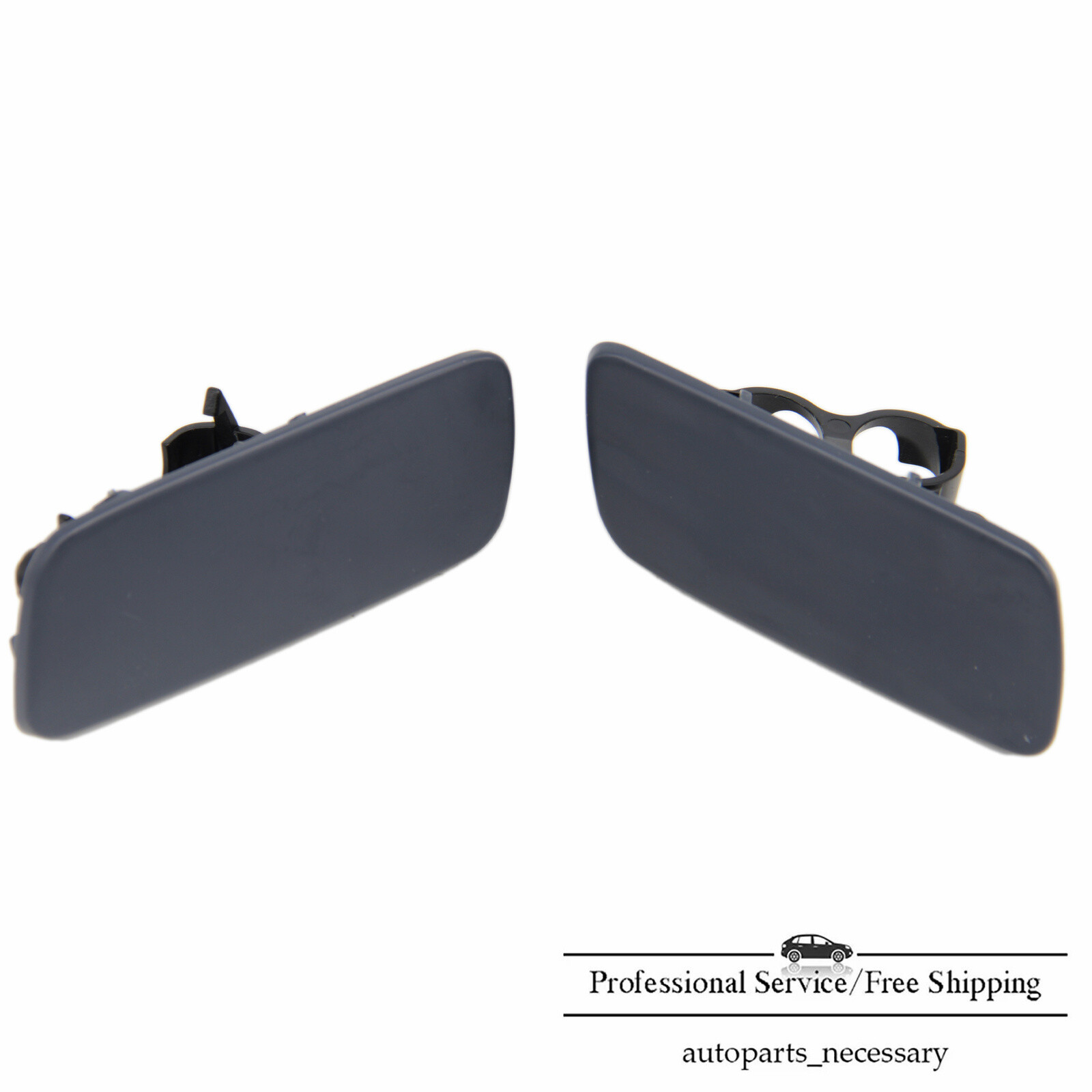 For 2010-2018 Rolls-Royce Ghost Front Left+Right Headlight Cleaning Nozzle Cover