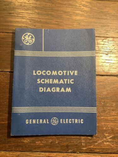 Vintage Locomotive Schematic Diagram GE2500hp 4motorI DE Loco NV-HC179B