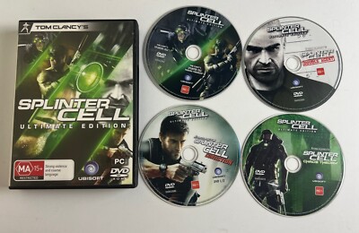 Tom Clancy's Splinter Cell  Ultimate Edition Rare PC Games 5 IN 1! Super Rare  