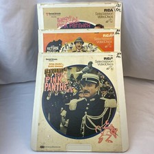 The Pink Panther Three Movie CED Videodisc Lot starring Peter Sellers - Nice