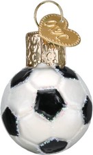 Mini Soccer Ball Glass Ornament-Gumdrops Line by Old World Christmas