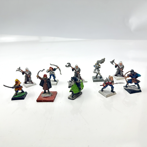 GW Ral Partha Krieger Konvolut 10 Vintage 70er 80er 90er D&D Miniatur Figuren