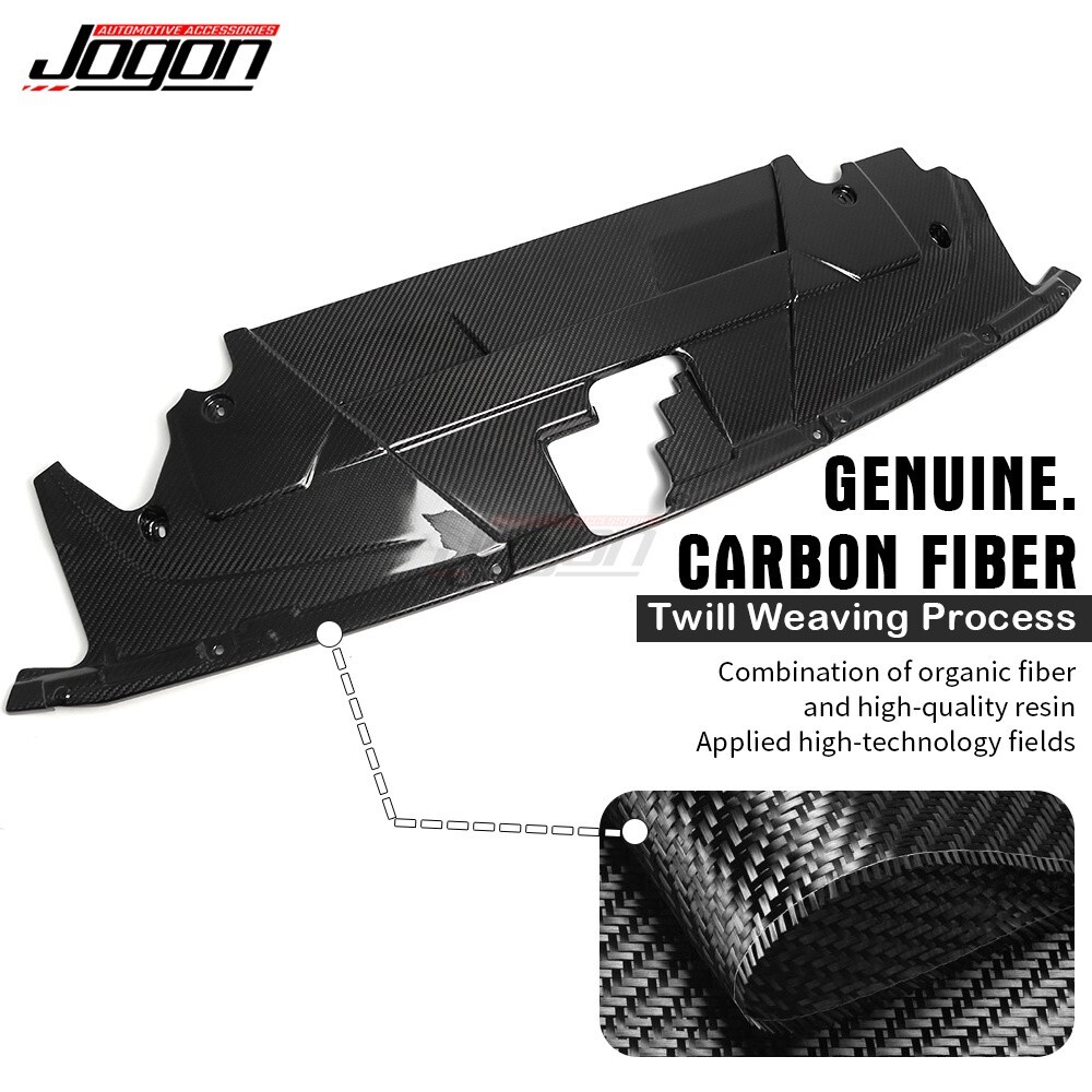 Real Carbon Engine Hood Panel Cover Trim For S650 Ford Mustang GT Dark Horse 24+ - Picture 2 of 15