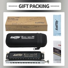 EASTTOP T12-48K Professional Harmonica Chromatic 12 Holes Key of C for Gift US