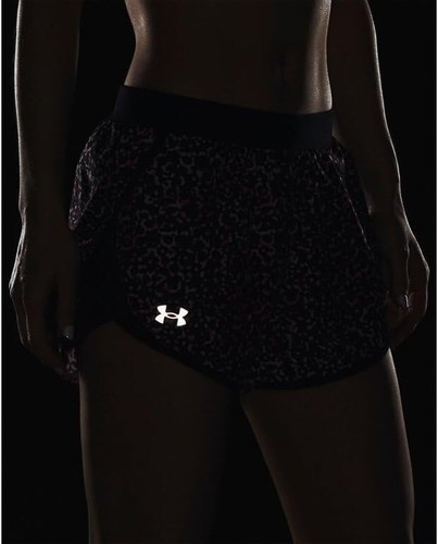 Under Armour Women's Fly by 2.0 Printed Running Shorts Size XL Black Multi Color - Picture 7 of 7