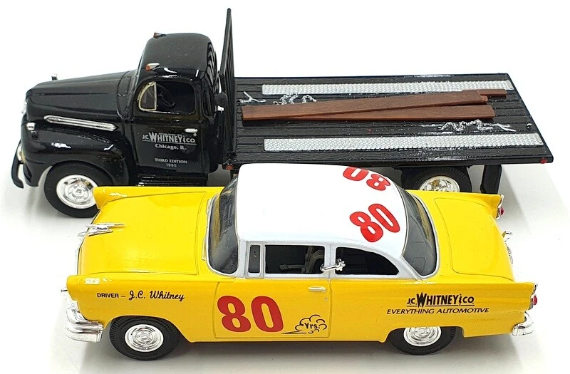 First Gear 1/34 Scale 19-1951 56 Stock Car & 51 F-6 Flatbed Adesa Auction - Image 3 of 4