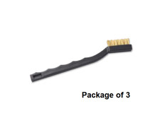 Premium Plus USA Dental Instrument Cleaning Brush Brass Bristles Pkg/3 1115