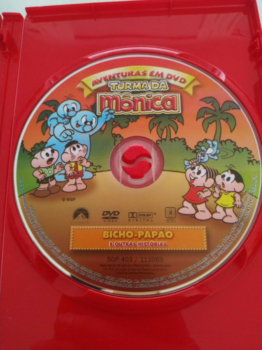 Turma Da Monica Bicho-Papao DVD E Outras Historias Jogos Portuguese Region  4