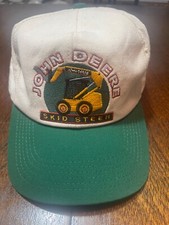 Vintage K Products John Deer Skid Steer USA made snapback hat