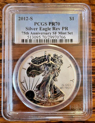 コレクション 2012 Silver Eagle PCGS MS70 2012 Silver Eagle First