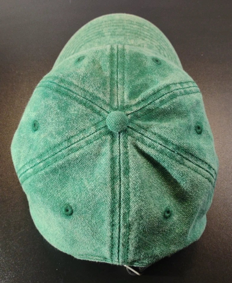 The Legend of Zelda Hat Cap Strap Back Green Metal Logo Adult Baseball Nintendo - Image 4 of 4