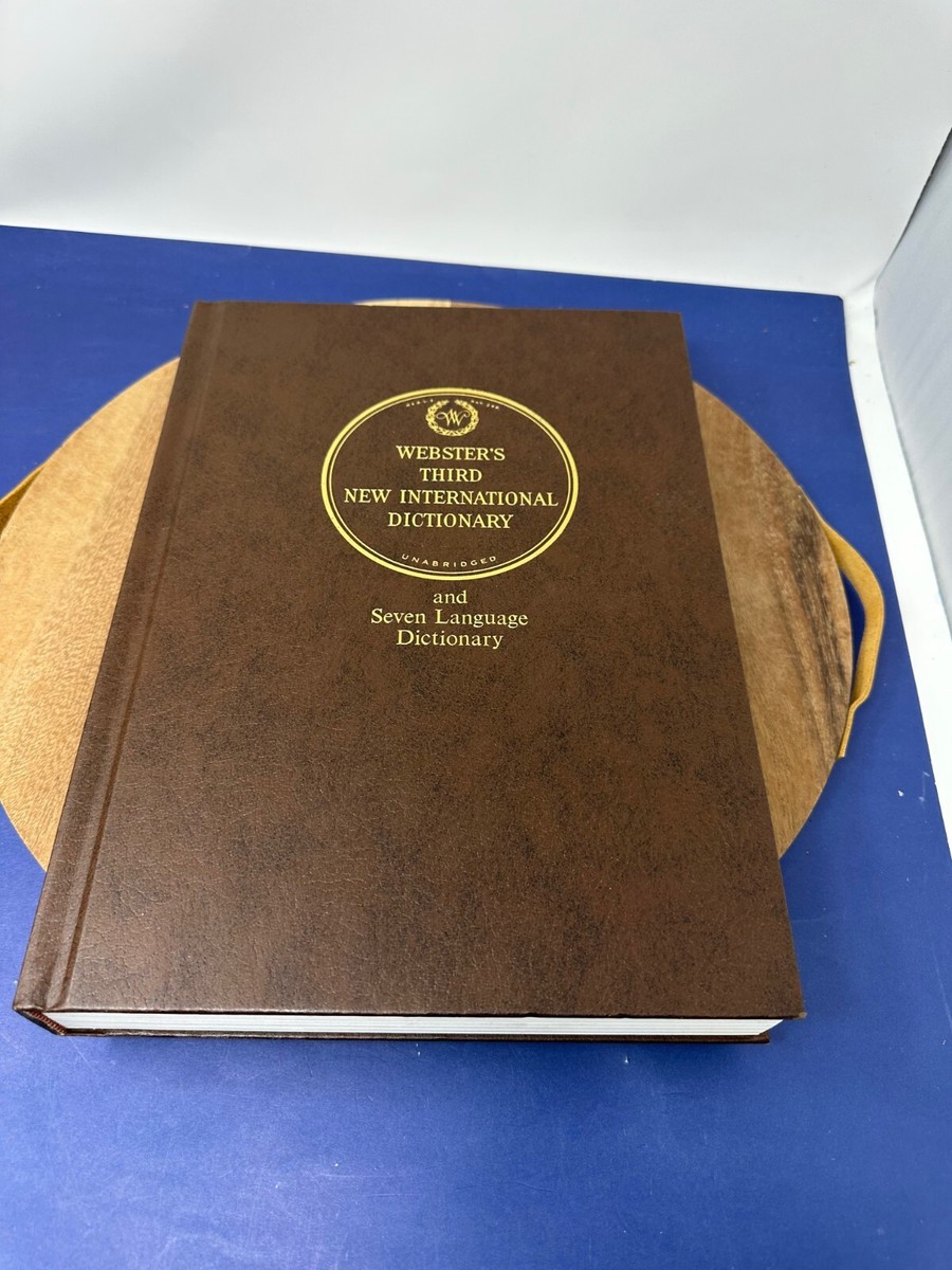 Webster's Third New International Dictionary Unabridged Hardcover