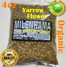 4oz Milenrama hierba te - yarrow herb & flower c/s - organic yarrow herbal tea