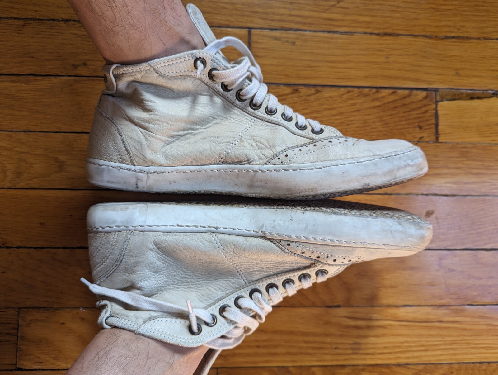 PANTOFOLA D’ORO Pantofola d'Oro scarpe sneakers vintage stile raro taglia 9 9 5 punta larga