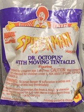 Vtg 1994 Spiderman 3 Dr. Octopus w/ Moving Tentacles McDonald  s Happy Meal Toy