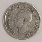 1943 Canada 10 Cents 80% Silver KM #34