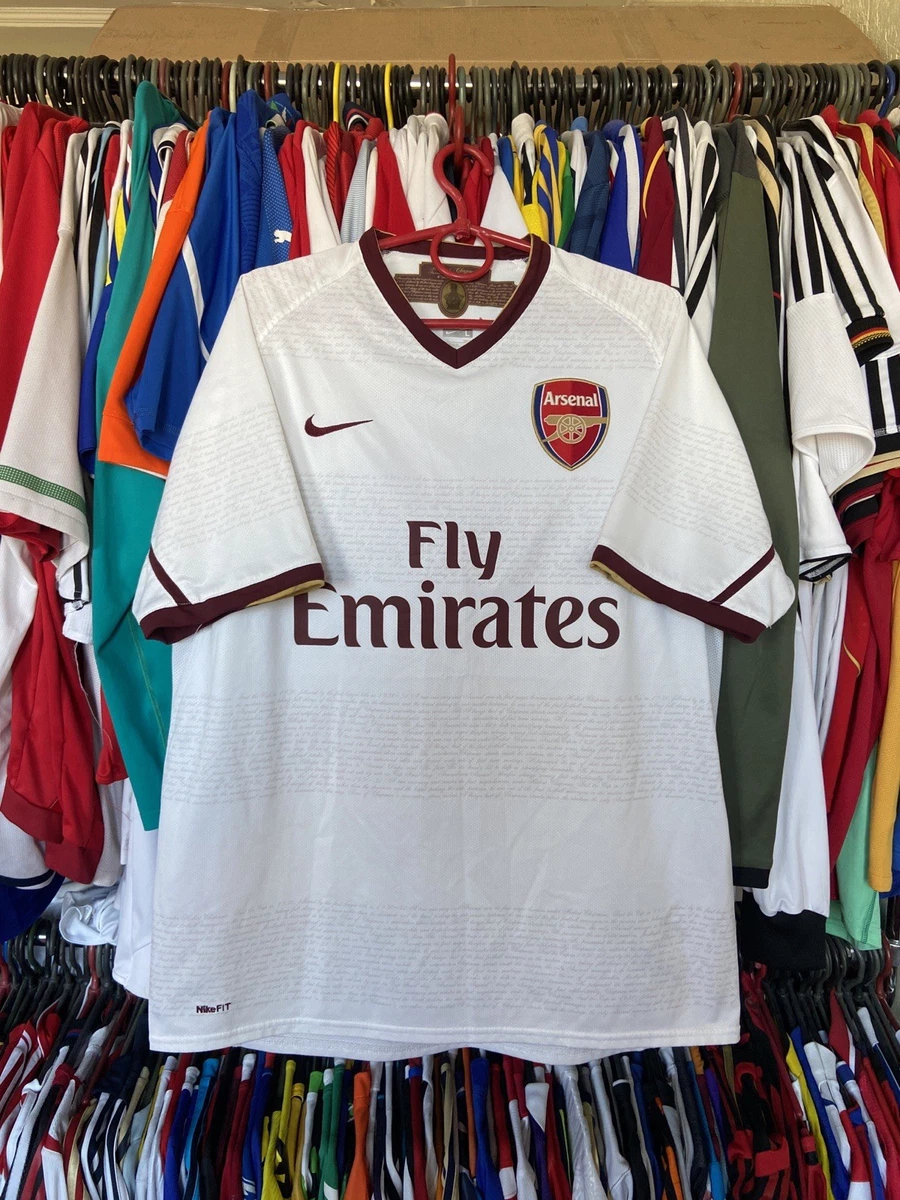 Nike Arsenal White International Club Soccer Fan Apparel and