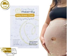 Maternity Hydrating Belly Sheet Mask Hyaluronic Acid Ceramide Pack of 1 Free P&P