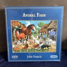 Gibsons 1000 Piece Jigsaw Puzzle Animal Farm New & Sealed 