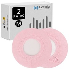 Geekria 2 Pairs Washable Headphone Covers Size M / Pink