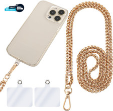 Metal Phone Chain Holder Universal Cell Phone Crossbody Neck Lanyard with
