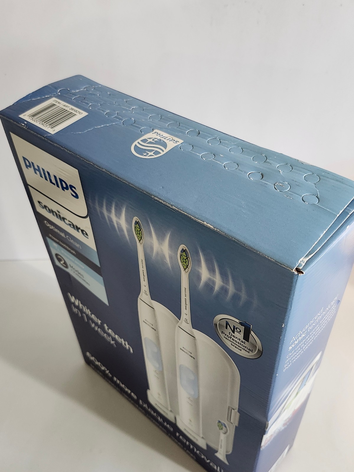 2 Pack Philips SONICARE OPTIMAL CLEAN POWER TOOTHBRUSH HX6829/72