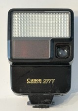 Canon Speedlite 277T Shoe Mount Flash For Canon 35mm Film Camera UNTESTED