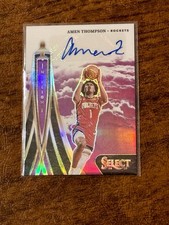 2024-25 Panini Select - In Flight Signatures Amen Thompson #IFS-AMN Purple /75