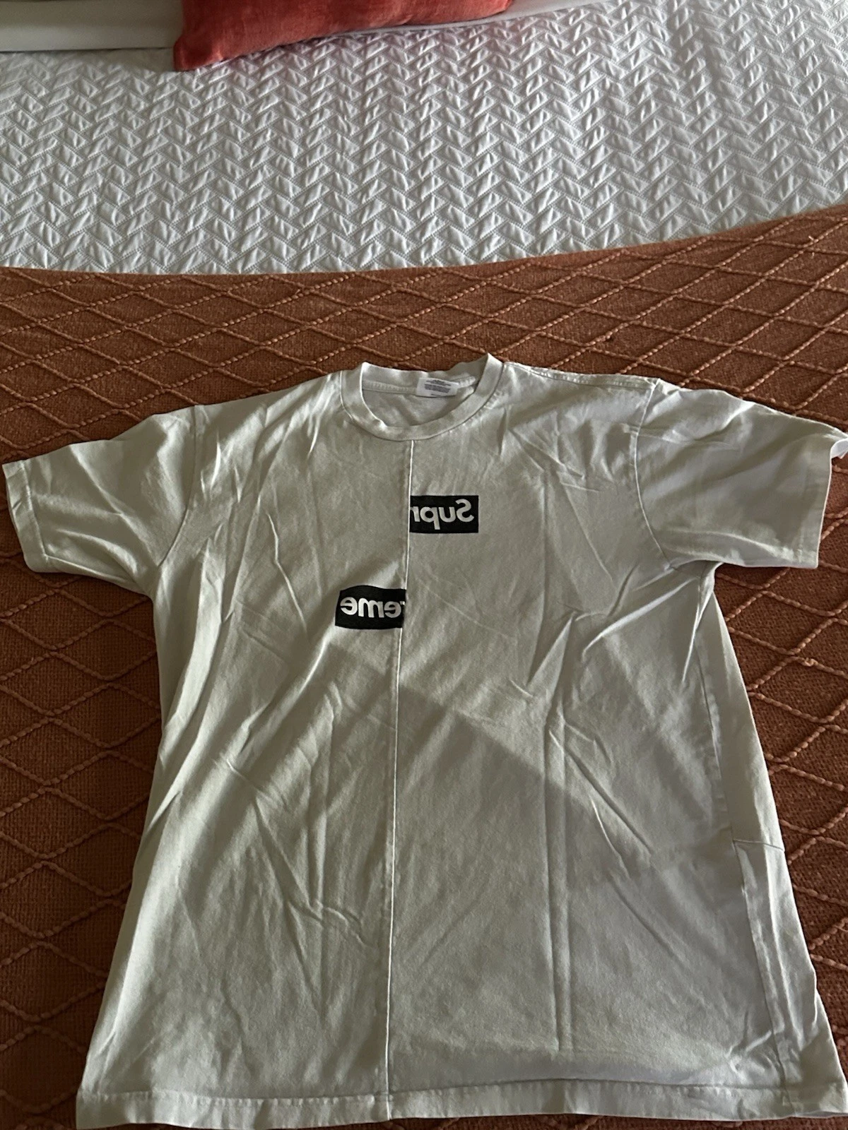 Supreme x Comme des Garçons SHIRT Split Box Logo Tee
