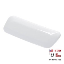 Front Left Bumper Headlight Washer Nozzle Cover Cap Left Side White