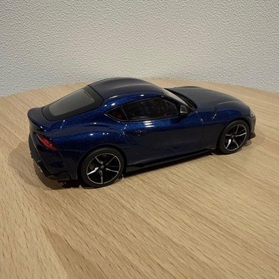 Toyota New Supra GR Supra model Minicar Deep Blue Metallic 1/30