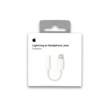 OEM Apple Lightning to 3.5mm Headphone Jack Adapter White MMX62AM/A iPhone iPad