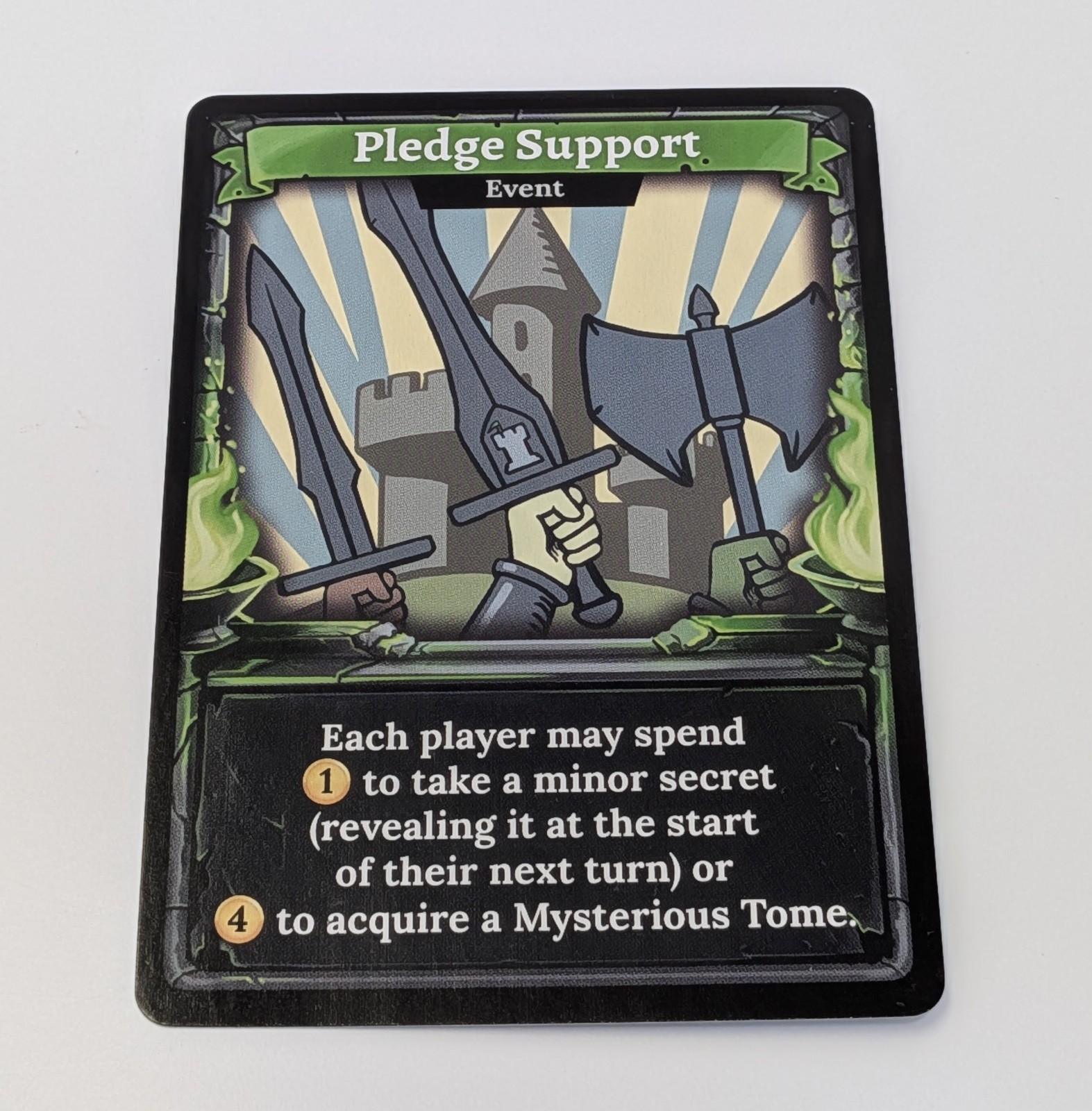 Pledge Support Promo Card Clank! Legacy Acquisitions Incorporated 2020 New
