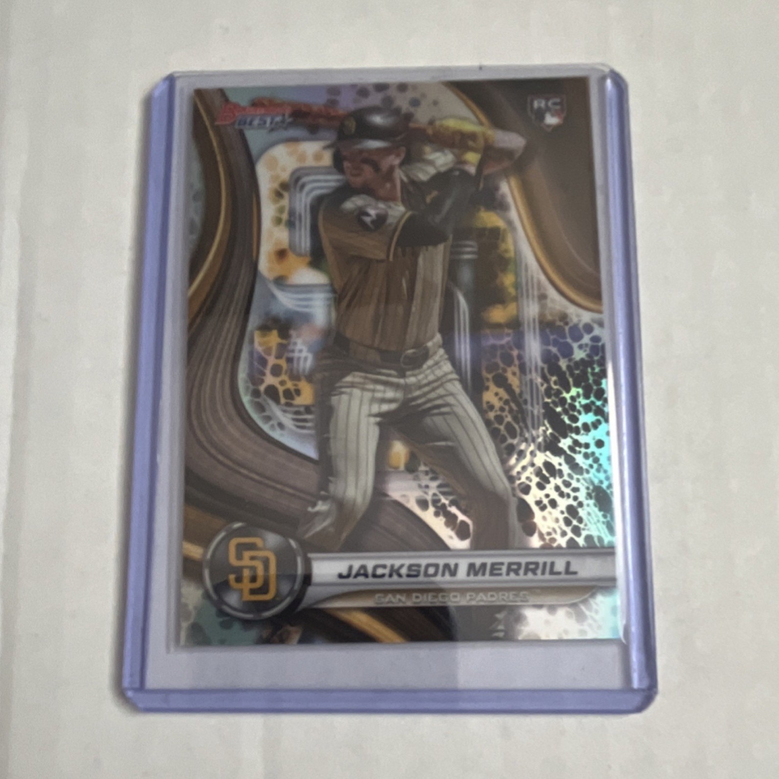 Topps 2024 Bowman's Best Jackson Merrill Refractor Rookie Padres #56 RC