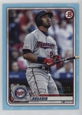 2020 Bowman Sky Blue 240/499 Eddie Rosario #49 z6b